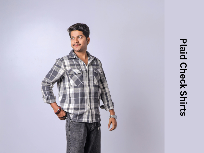 1. Plaid Check Shirts