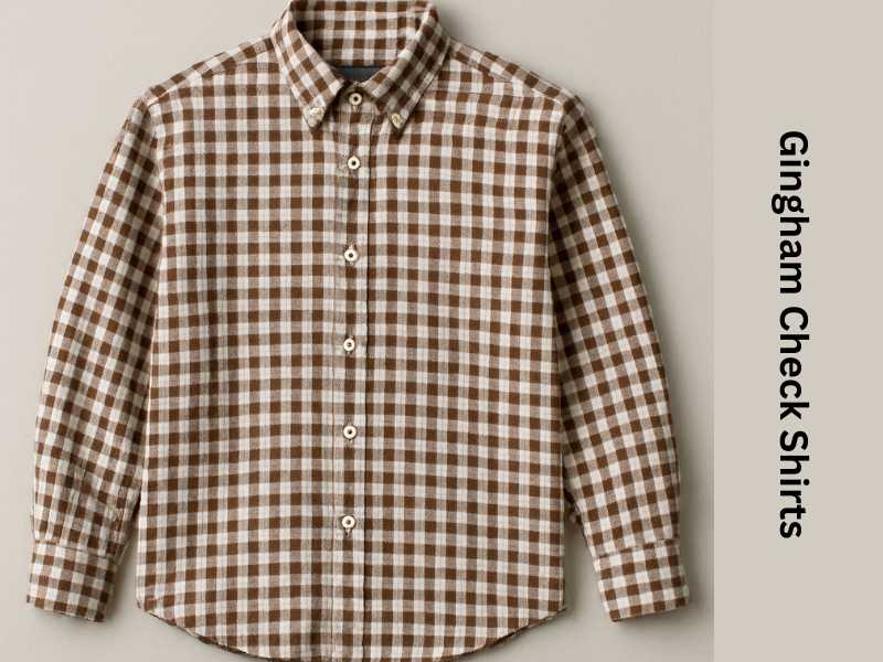 2. Gingham Check Shirts