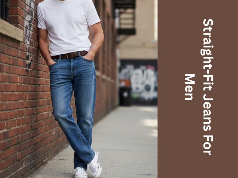  2. Straight-Fit Jeans For Men