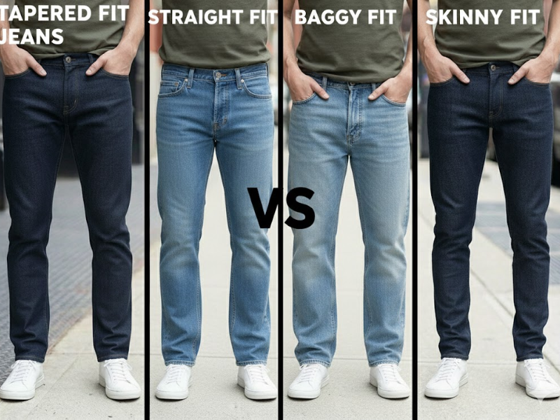 Tapered Fit Jeans vs Other Jeans Fits
